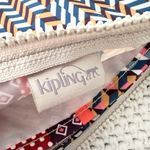 Kipling Multicolor Printed Dream Triple Compartment Middle Zipper Wristlet Fob Photo 3