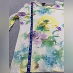 Dolce Vita Anthropologie Floral Long Sleeve Spring Knit Blouse SZ Large D0121 Purple Photo 6