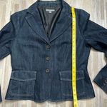 Ann Taylor Women's Denim Blazer Jacket Size 8 Photo 7