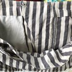 Indigo Rein  Gray Striped Mini Cotton Blend Skirt 9 Photo 7