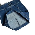 Free People Share Lace Up Denim Short Skirt Size 8 Blue Corset High Rise BOHO Fe Photo 1