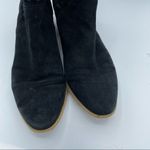 Caslon  Black Suede Leather Ankle Boots Laser Cut Womens 7 Fall Classic Booties Photo 7