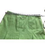 INC International Concepts Womens Pleated Skirt Size 6 Side Zipper Green Photo 7