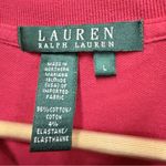 Ralph Lauren Vintage 90s Lauren Women’s All Over Equestrian Print Polo Size L Photo 2