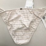 O'Neill O’Neill Bikini Bottom XL Striped Beige White Strap Photo 6