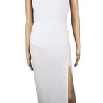 SONG OF STYLE Backless Bodycon Dress Women XS Attach Bodysuit Mesh Fairy Boho White Photo 3