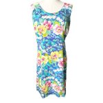 Jams World Vintage Orchids of Hawaii Floral Print Sleeveless Mini Dress Size S Photo 1