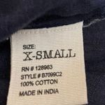 Banjara Black Embroidered Tassel Ruffle Flutter Sleeve Mini Shift Dress Size XS Photo 4