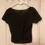 Gap Vintage Fitted Black Short Sleeve Shirt Photo 2