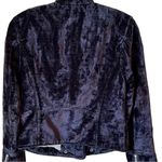Free People Dusk Till Dawn Black Velvet Jacket Photo 10