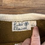 Anthropologie Field Flower Fair Isle Wool Blend Pullover Camellia Sweater Photo 4