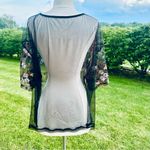 SheIn  Vacay Sheer Floral Mesh Plus Size Top Photo 9