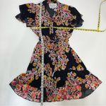 Dyvna Print Silk Shirtdress in Pink Floral Bouquet with Braided Belt 10 Photo 11