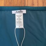 ANDIE  Bikini Set Maui Top Bikini Bottom Swimsuit Aegean Teal Black sz L NWT/NWOT Photo 5