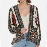 Farm Rio  Flower Tapestry Blouse Size XS Boho Bohemian Flowy Floral SOLD OUT Photo 0