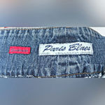 Paris Blues Vintage 90s  Soulmate Long Denim Low Rise Side Slit Maxi Skirt~7~  Photo 3