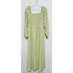 Vanilla Bay  Maxi Dress Small Ditsy Floral Milkmaid Ruched Baby Shower Photo 1