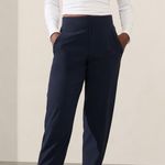 Athleta - Brooklyn Mid Rise Ankle Pants Navy Athletic Casual Travel Photo 0