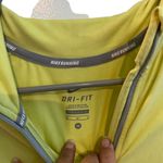 Nike  Dri-FIT Neon Yellow Running Pullover M Half Zip Long Sleeve Activew… Photo 4