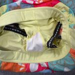 Brooks Running Mesh Skort Women's Medium Yellow Red Tropical Print Equilibrium Photo 5