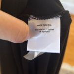 Quince  Black Soft Tencel Wrap Square Neck Sleeveless Midi Dress Photo 5