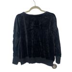 Betsey Johnson SZ S black crushed velvet New Years Eve Pajama / Lounge T… Photo 4