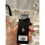 NWT Heiress Beverly Hills White Satin Corset Midi Dress Size Large Photo 4