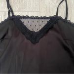 Brandy Melville  Black Lace Trim Top Photo 1