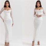 House Of CB L D-DD 'Katarina' White Maxi Dress NWOT Photo 8