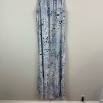 World Market | Blue Patterned Sleeveless Ruffle Bottom Midi Dress Size S/M NWT Photo 1
