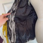 Tahari  faux fur button up vest mob wife aesthetic Photo 10