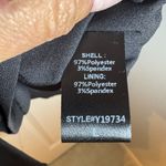 DO+BE  NWT One Shoulder‎ Mini Black Dress Puff Sleeve, L Photo 9