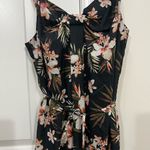 The Great Jones Black Floral V-Neck Midi Dress Size Medium $180 Photo 2