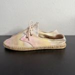 Soludos  Espadrille Lace Up‎ Ombre Pastel Canvas Shoes Women 40 US 9.5 Beach BOHO Photo 9