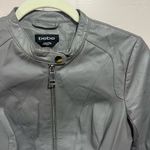 Bebe Gray leather jacket Photo 1