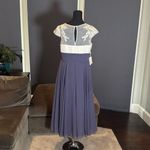 Women’s Ivory Lace Top Chiffon V Photo 3