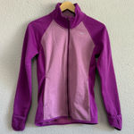 Nike Thermafit Running Full Zip Jacket Size Small Thumbholes Photo 0