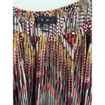 Tiana B Dress 20w Metallic Gold Chevron Colorful Boho Scoop Neckline Fall Color Photo 1