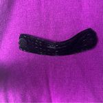 Storybook Knits New Treasures Purple Beaded Velvet Cardigan 3X Bow Buttons Glam Photo 9