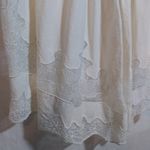 Chelsea and Violet Cream Embroidered Lace Cottage Core Boho Blouse Size L Photo 3