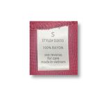 Active USA  S Burgundy Collared Shirt Dress High Low Hem Mini Preppy Office Work Photo 5