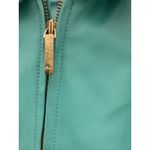 Black Rivet  Women's Mint Green Faux Leather Zip Up Jacket Coat Size L Photo 9