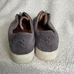 Frye  Lena Zip Low Sneakers Gray Suede Size 6.5‎ Photo 4