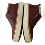 Toms Tom’s Paxton Leather Faux Fur Dark Brown Chukkar Sneaker Size 7 Photo 10