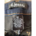 D. Jeans d. jeans Dark Wash Denim Jeans Pants Womens Casual Everyday Size 12 Photo 3