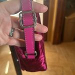 Charming Charlie NWT  Dark Pink Quilted Velvet Crossbody Purse Photo 2