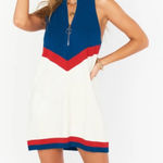 Show Me Your Mumu  Zoe Zip Dress Size M USA Chevron Knit Photo 0