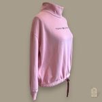 Tommy Hilfiger Pink Mock Neck Drawstring Sweatshirt Women’s M Photo 2