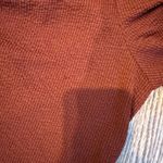 Torrid VCG Brick Red Smocked Off Shoulder Bodycon Dress Photo 5