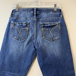 Vigoss  Women's‎ Mid Rise Medium Wash Blue Denim Cotton Blend Crop Jeans Size 6 # Photo 3